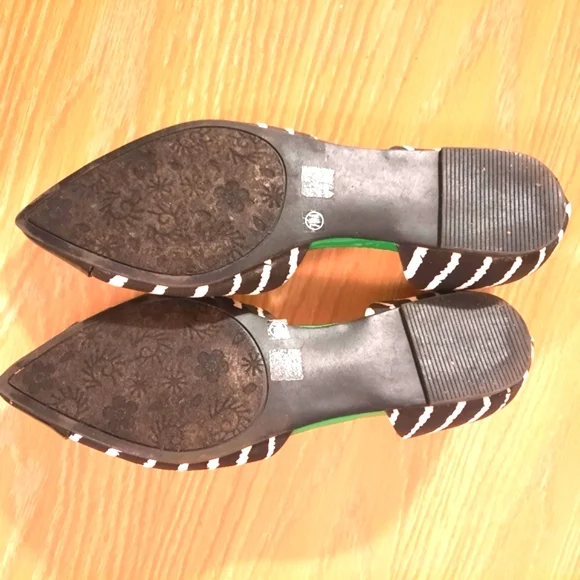 Animal print striped flats - Picture 7 of 8